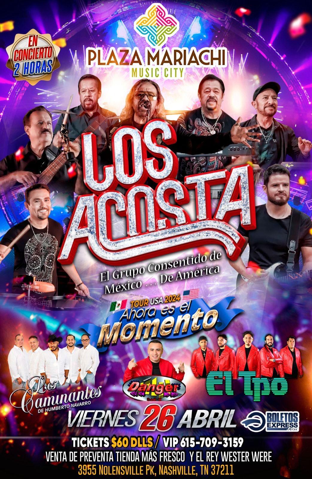 Buy tickets for LOS ACOSTA LOS ACOSTA