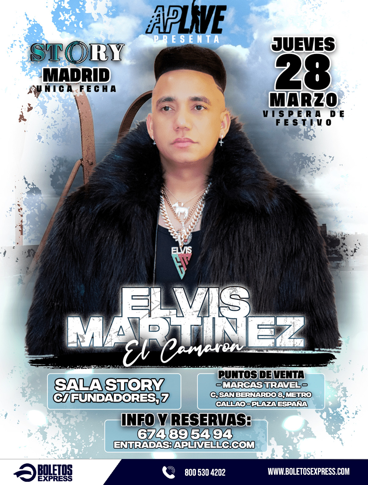 Buy tickets for ELVIS MARTINEZ EL CAMARON ELVIS MARTINEZ EL CAMARON