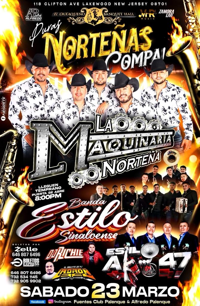 Buy tickets for LA MAQUINA NORTEÑA | BANDA ESTILO SINALOENSE LA MAQUINA NORTEÑA | BANDA ESTILO SINALOENSE