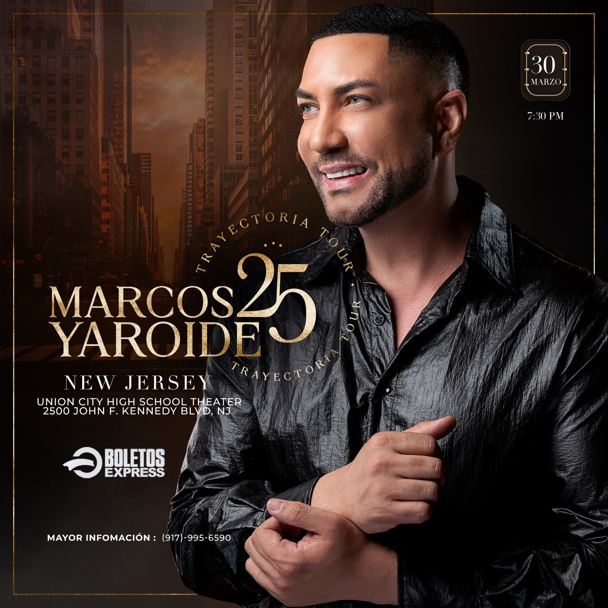 MARCOS YAROIDE Tickets BoletosExpress MARCOS YAROIDE Tickets BoletosExpress