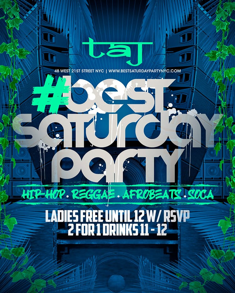 Buy tickets for Taj Lounge Hip Hop vs Reggae Saturday Night Gametight NY Guestlist 2024 Taj Lounge Hip Hop vs Reggae Saturday Night Gametight NY Guestlist 2024