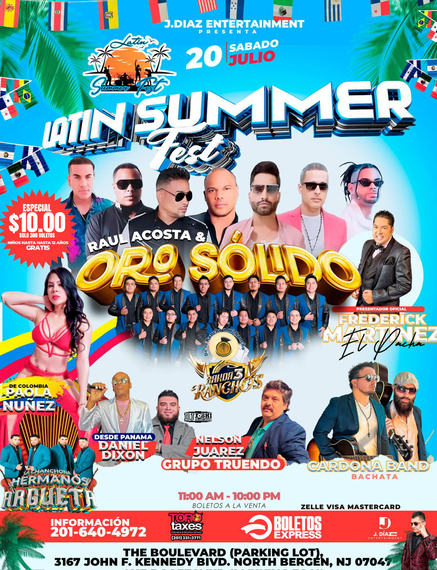 Buy tickets for LATIN SUMMER FEST LATIN SUMMER FEST