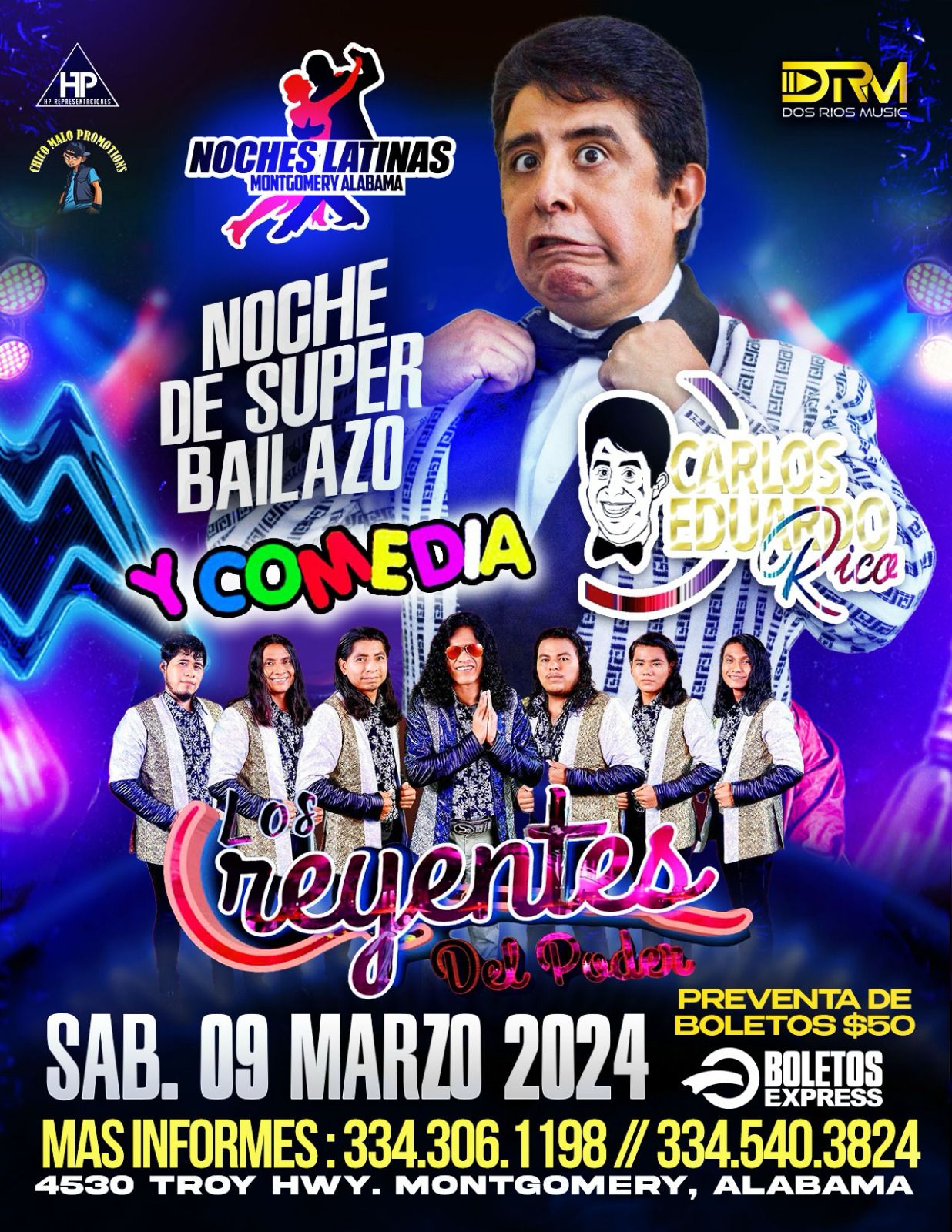 Buy tickets for CARLOS EDUARDO RICO | LOS CREYENTES DEL PODER CARLOS EDUARDO RICO | LOS CREYENTES DEL PODER