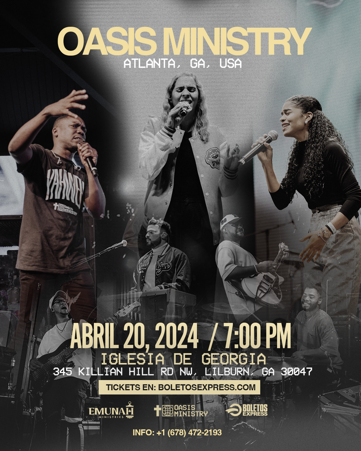 OASIS MINISTRY USA TOUR-ATLANTA,GA 2024