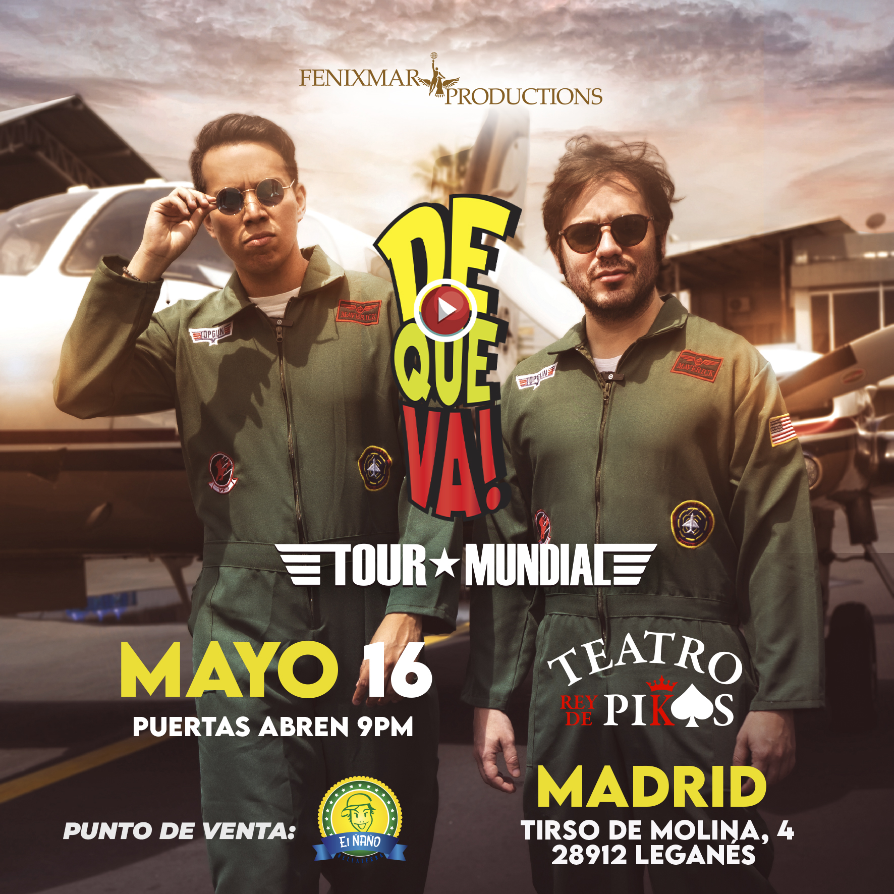 Buy tickets for DE QUE VA - Tour Mundial DE QUE VA - Tour Mundial