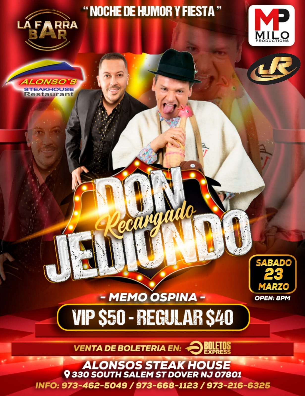 Buy tickets for DON JEDIONDO RECARGADO DON JEDIONDO RECARGADO