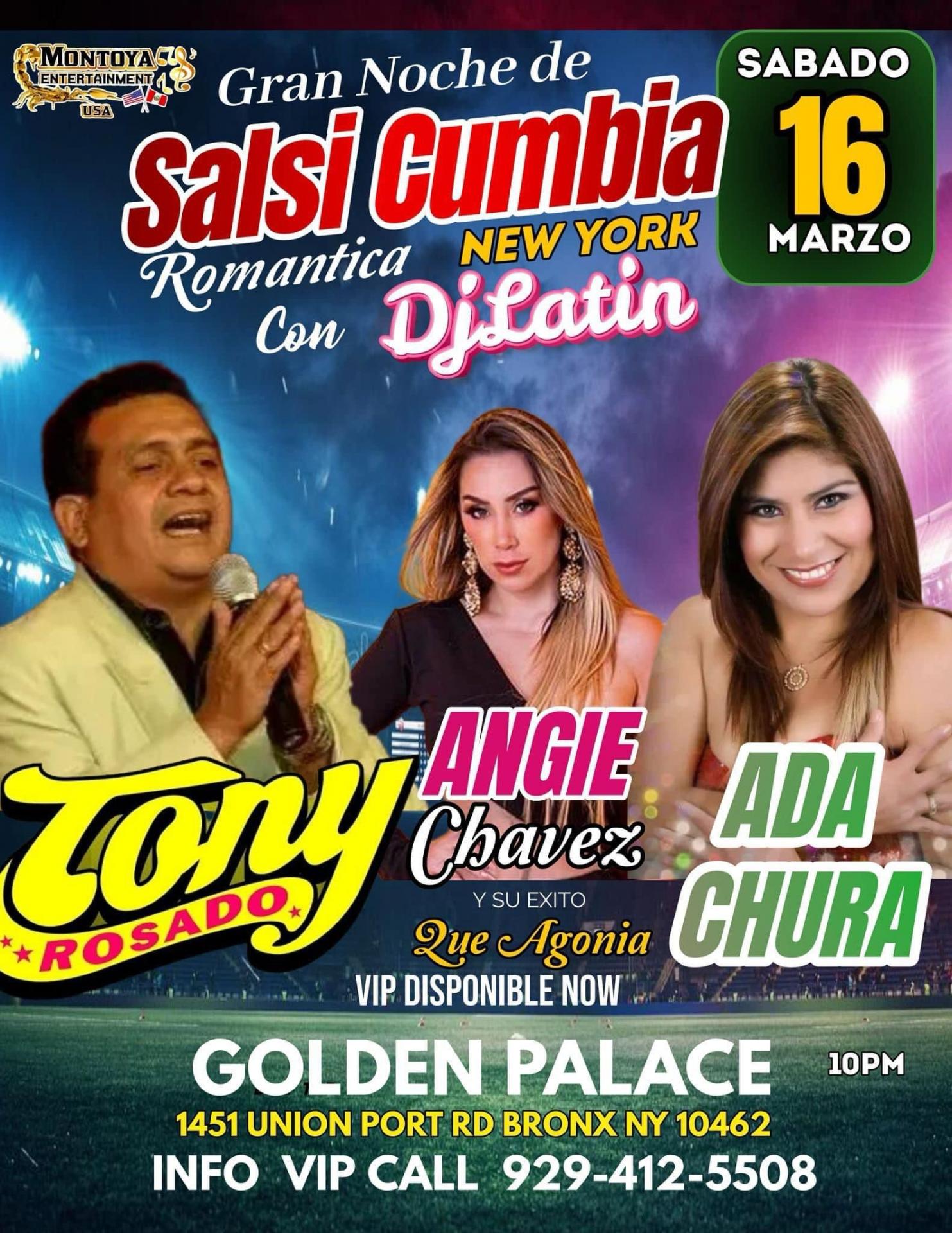 Buy tickets for TONY ROSADO -ADA CHURA- ANGIE CHAVEZ TONY ROSADO -ADA CHURA- ANGIE CHAVEZ