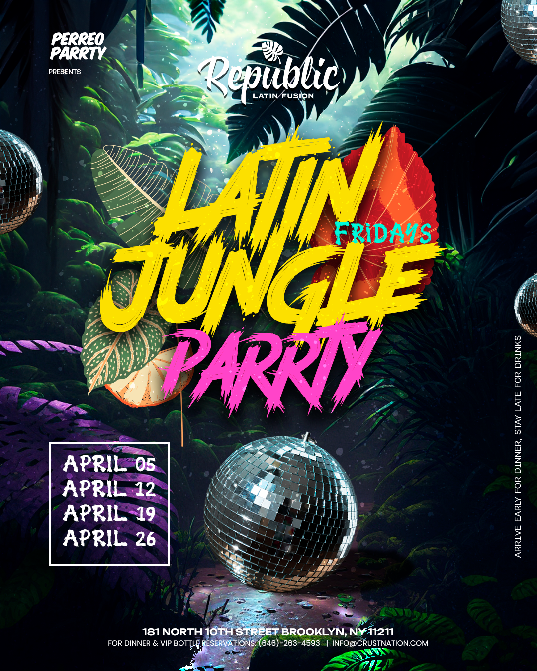 Buy tickets for Reggaeton Jungle Parrty - Fridays @ Republic - Latin Dance Party Reggaeton Jungle Parrty - Fridays @ Republic - Latin Dance Party