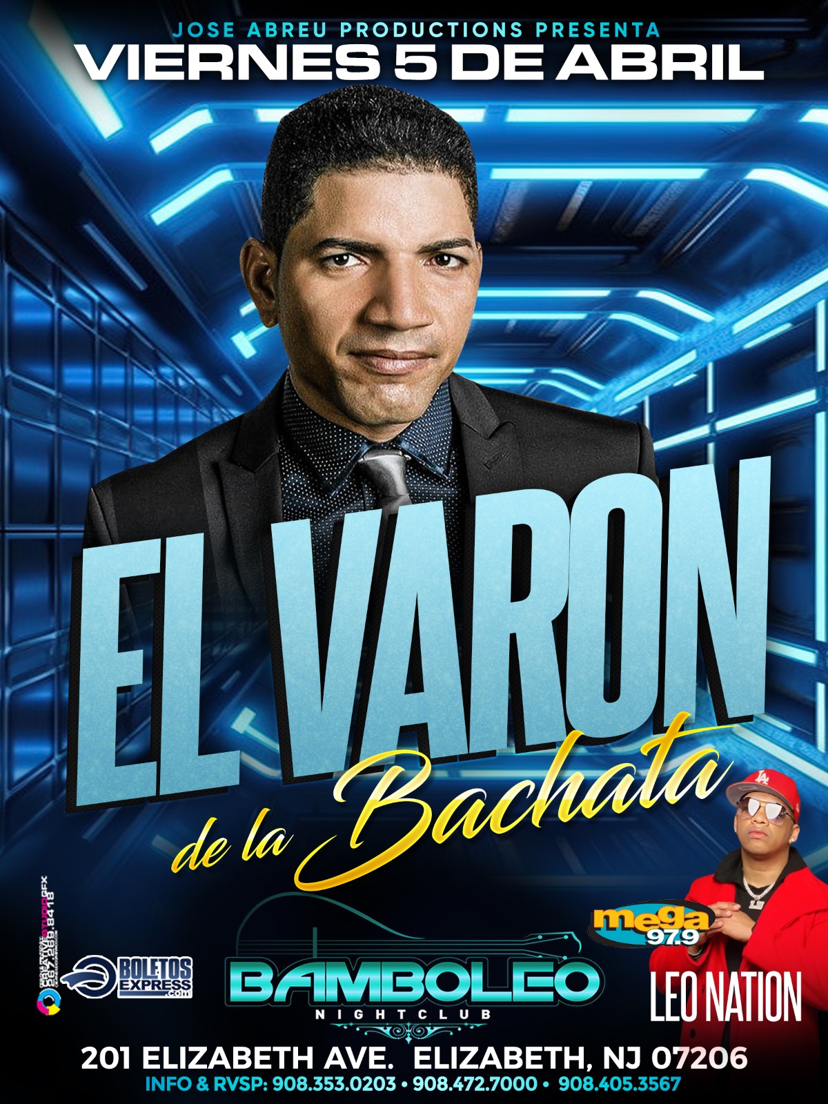 Buy tickets for EL VARON DE LA BACHATA EL VARON DE LA BACHATA
