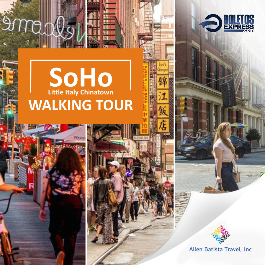 Soho, Little Italy and Chinatown Walking Tour - up to 20 people