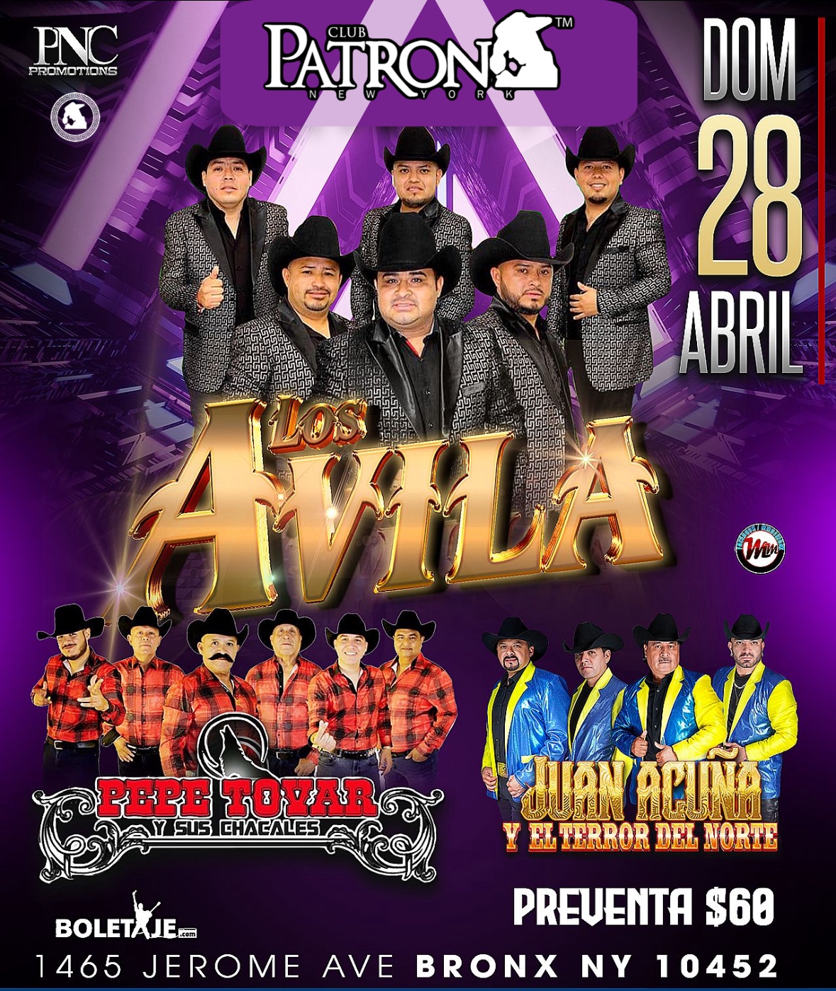 Buy tickets for LOS AVILA | PEPE TOVAR | JUAN ACUÑA LOS AVILA | PEPE TOVAR | JUAN ACUÑA