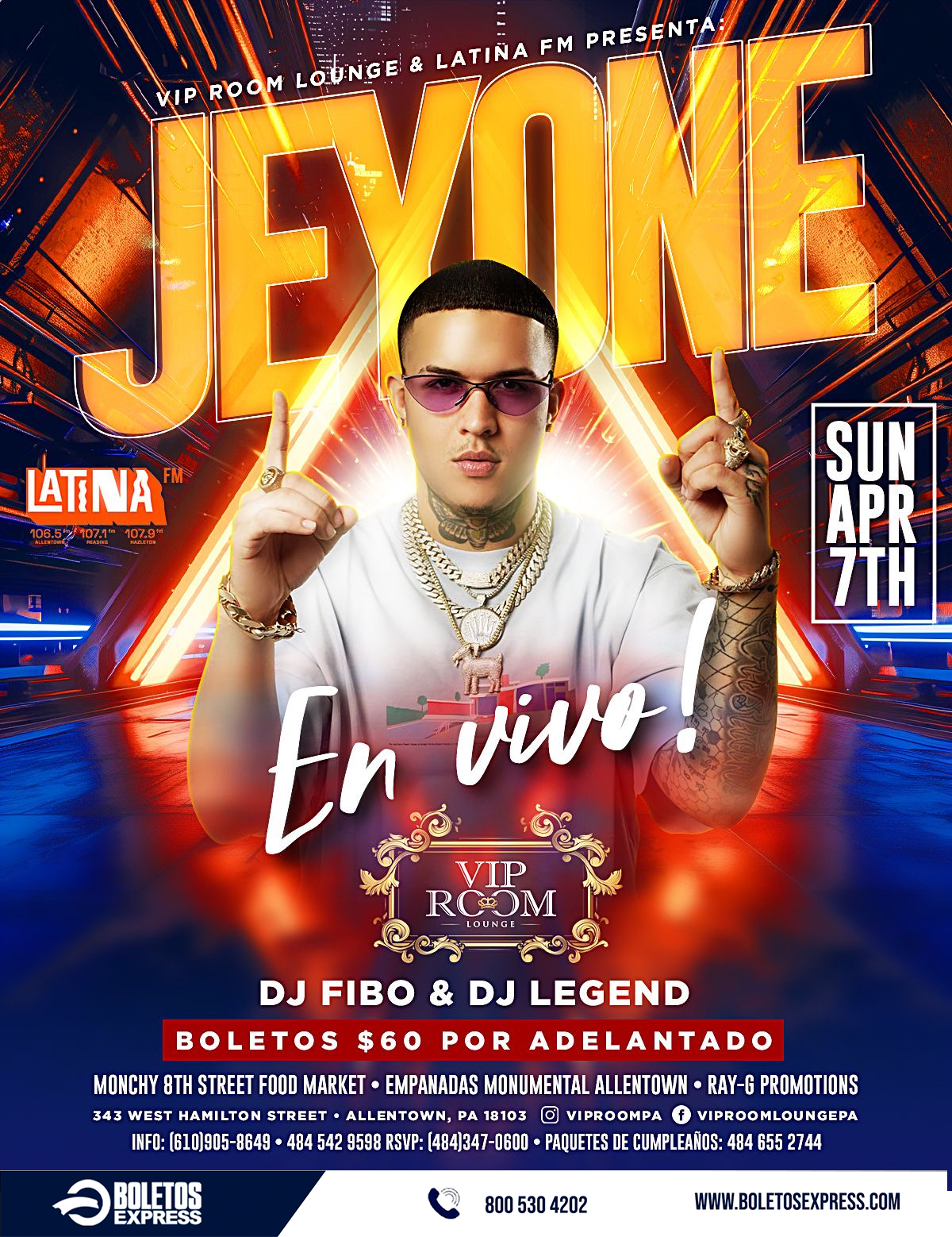 JEY ONE Tickets - BoletosExpress