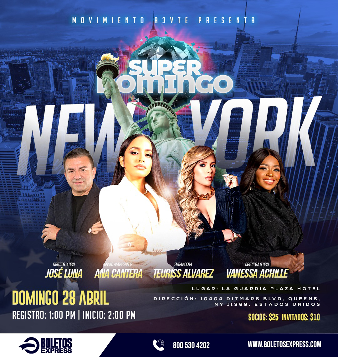 Buy tickets for SUPER DOMINGO NEW YORK SUPER DOMINGO NEW YORK