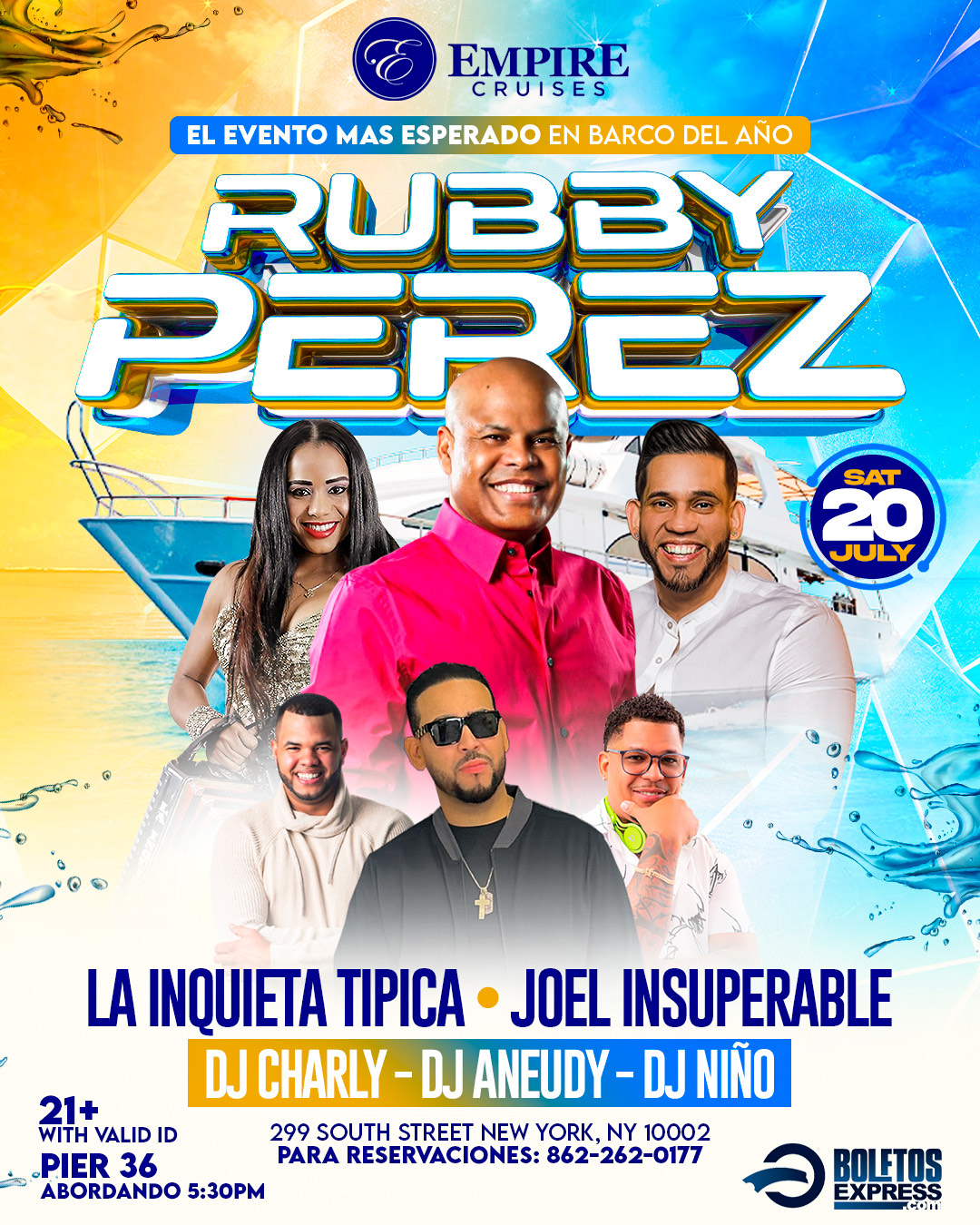 Buy tickets for RUBBY PEREZ | LA INQUIETA TIPICA | JOEL INSUPERABLE RUBBY PEREZ | LA INQUIETA TIPICA | JOEL INSUPERABLE