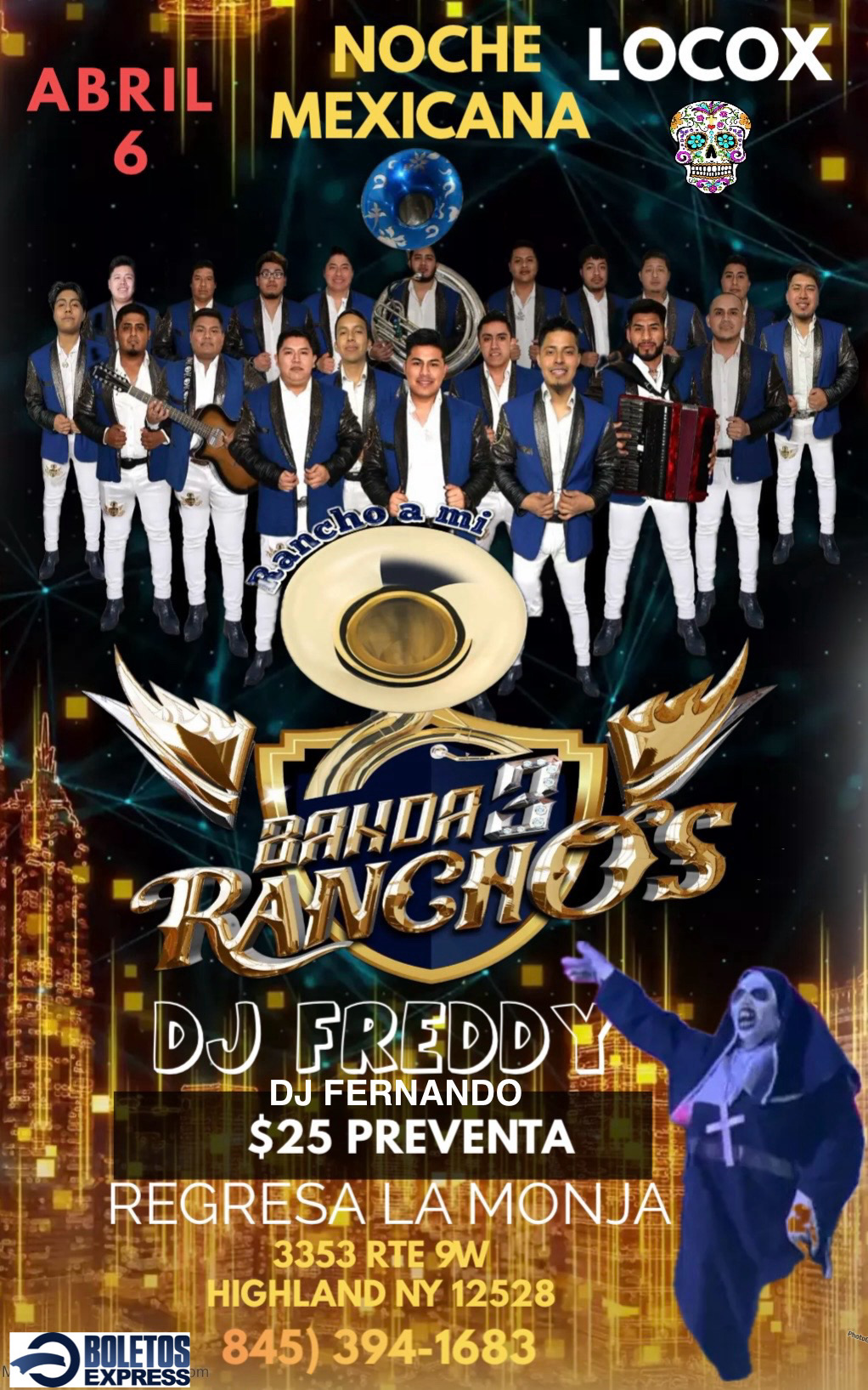 Buy tickets for BANDA 3 RANCHOS BANDA 3 RANCHOS