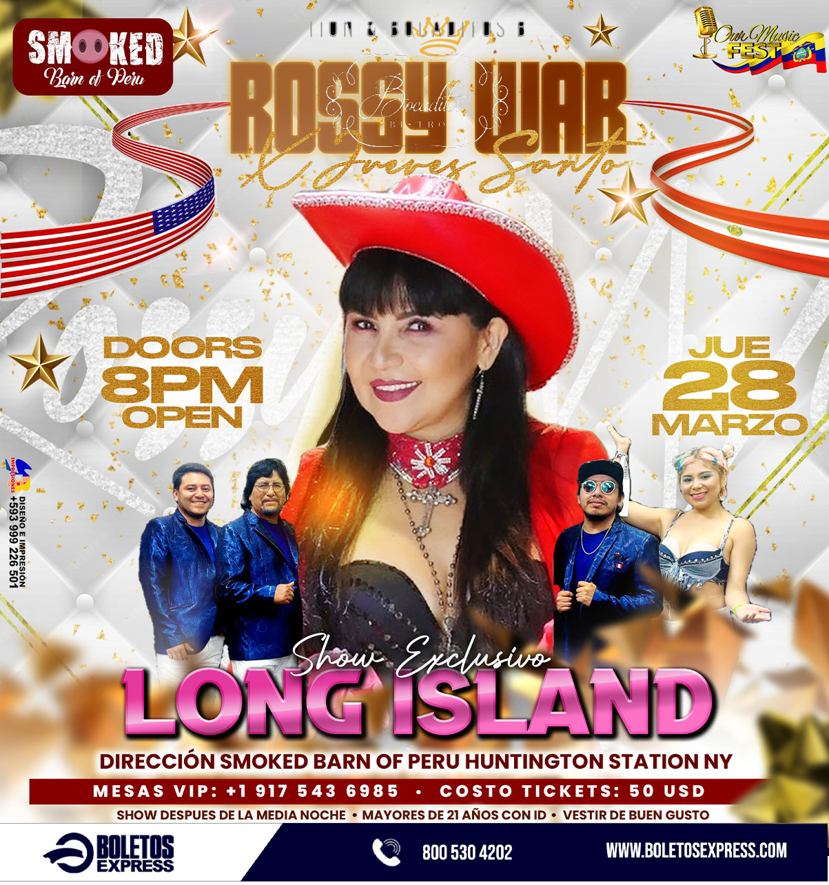 Buy tickets for ROSSY WAR LONG ISLAND ROSSY WAR LONG ISLAND