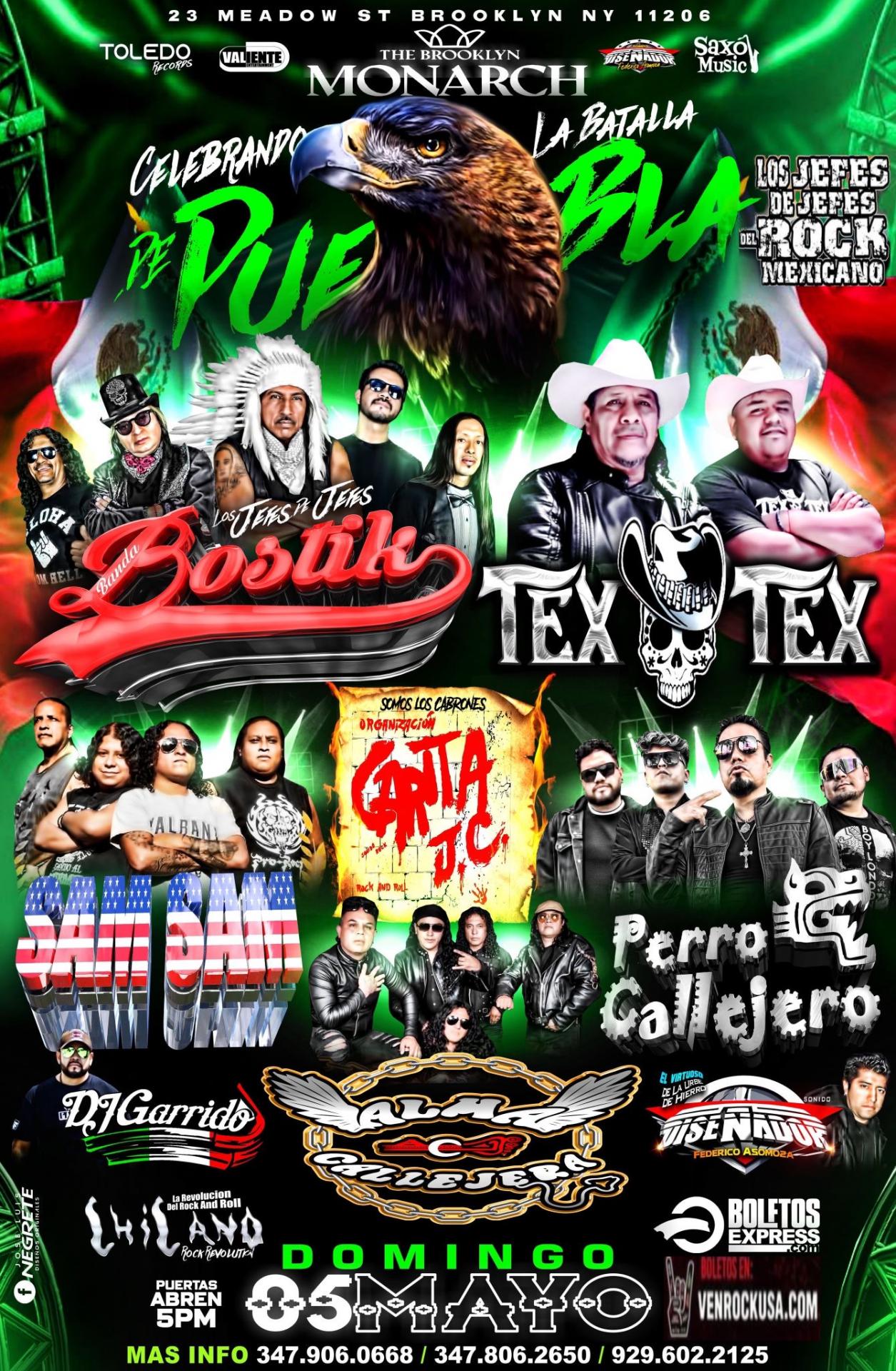 Buy tickets for Banda Bostik celebrando el 5 de Mayo Banda Bostik celebrando el 5 de Mayo