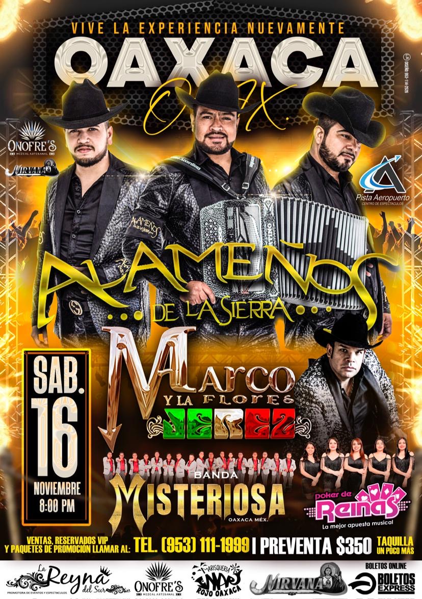Buy tickets for ALAMEÑOS DE LA SIERRA | MARCO FLORES  Y LA JEREZ | BANDA MISTERIOSA POKER DE REINAS ALAMEÑOS DE LA SIERRA | MARCO FLORES  Y LA JEREZ | BANDA MISTERIOSA POKER DE REINAS
