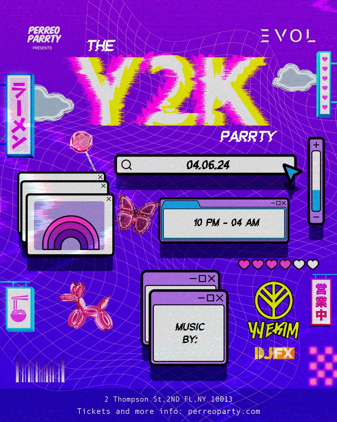 Buy tickets for THE Y2k Parrty - Latin & Reggaeton Classics Event at EVOL Nightclub THE Y2k Parrty - Latin & Reggaeton Classics Event at EVOL Nightclub