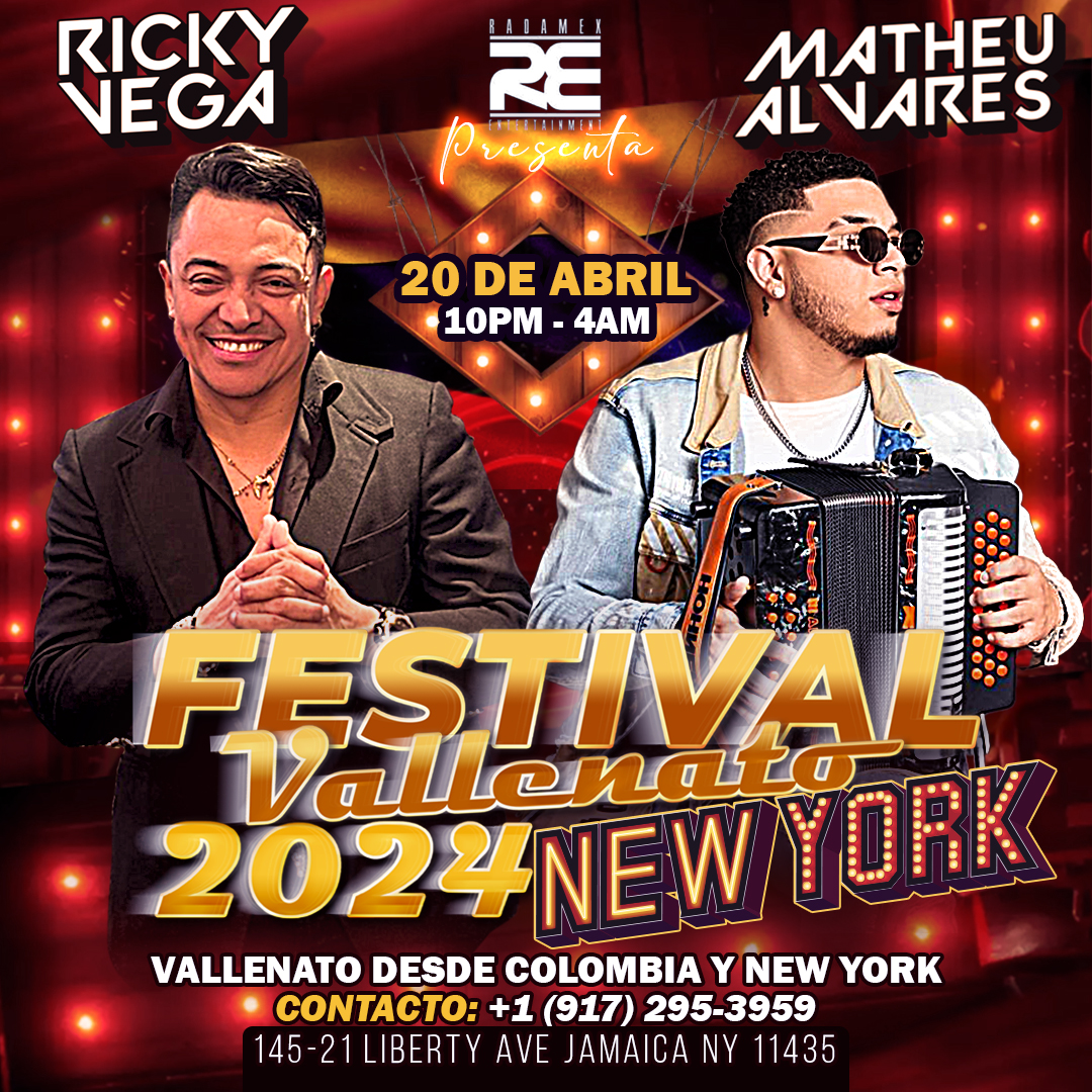 Buy tickets for Festival Vallenato NY 2024 Festival Vallenato NY 2024