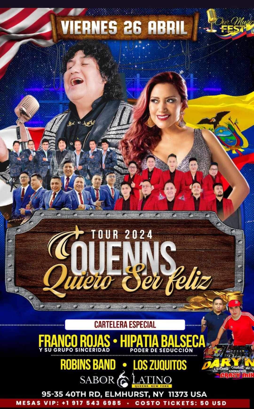 TOUR 2024 QUIERO SER FELIZ - QUEENS