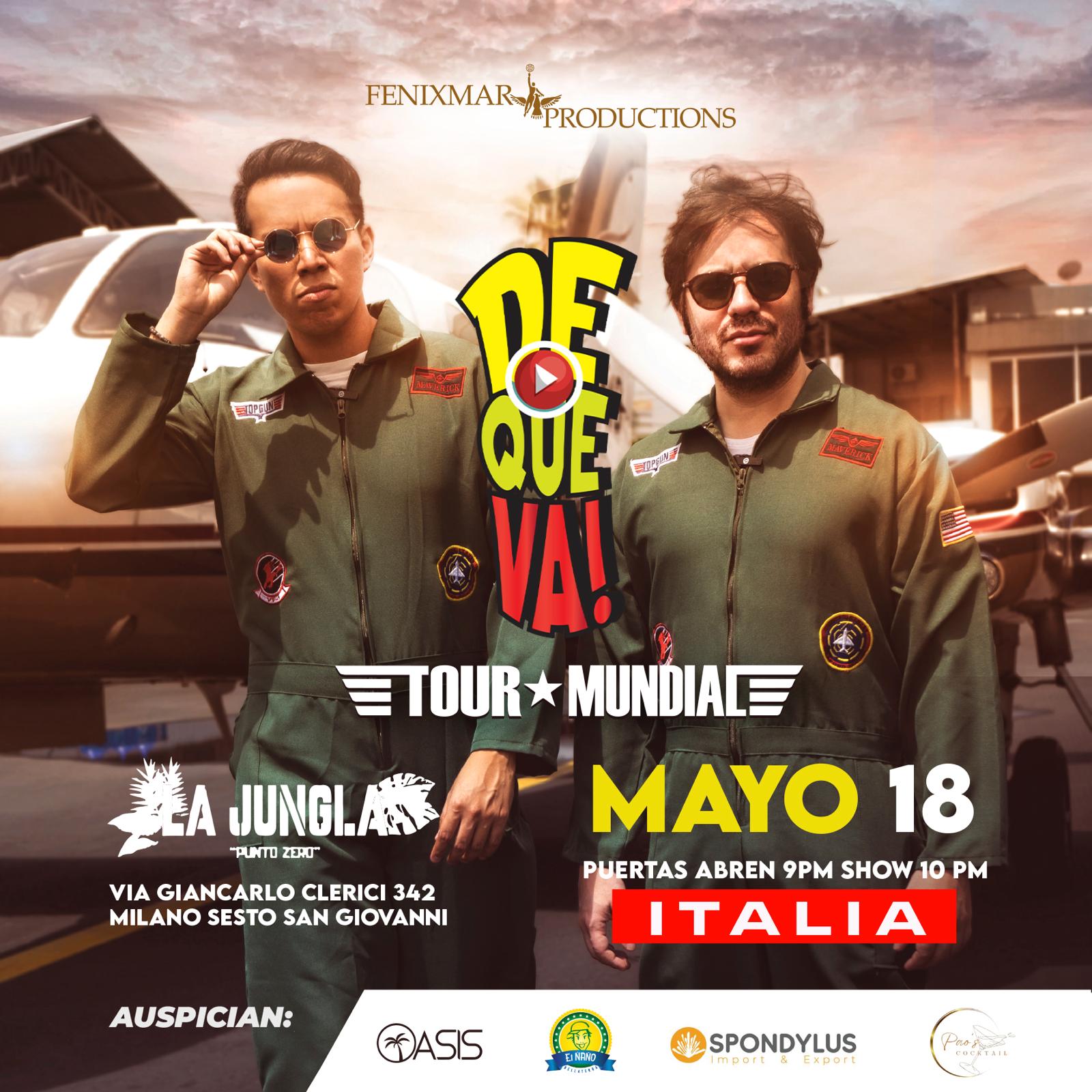 Buy tickets for DE QUE VA - Tour Mundial DE QUE VA - Tour Mundial