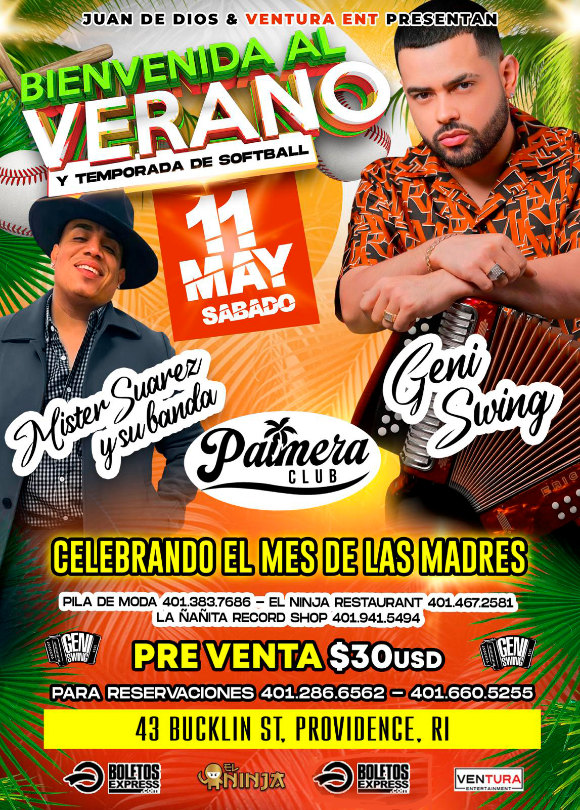 GENI SWING MISTER SUAREZ Y SU BANDA Tickets BoletosExpress