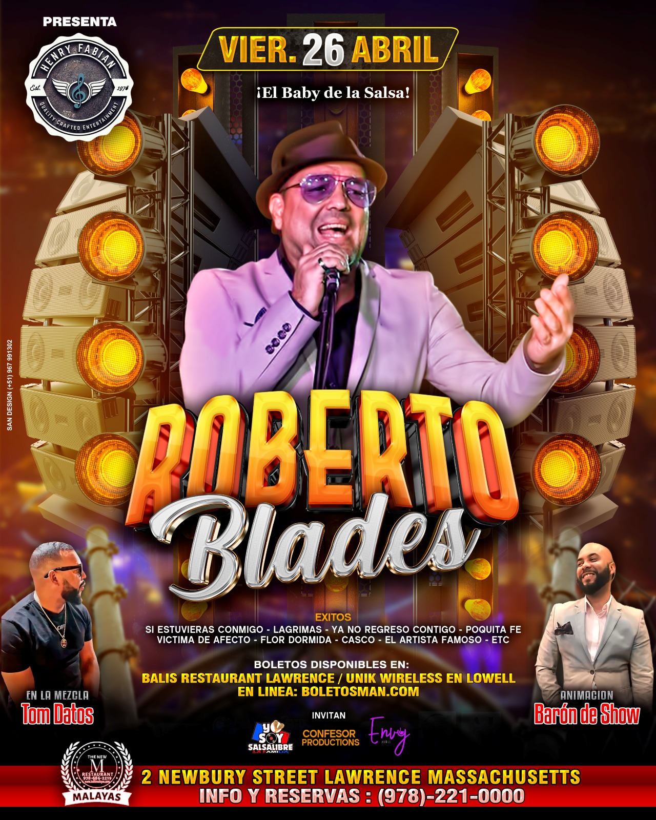 Buy tickets for Roberto Blades y Orquesta Roberto Blades y Orquesta