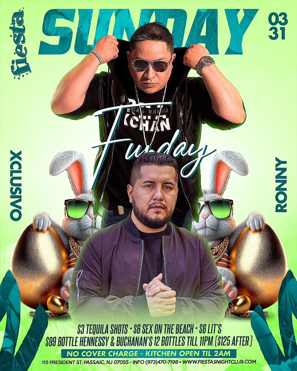 DJ XCLUSIVO; DJ RONNY, SUNDAY FUNDAY Tickets BoletosExpress