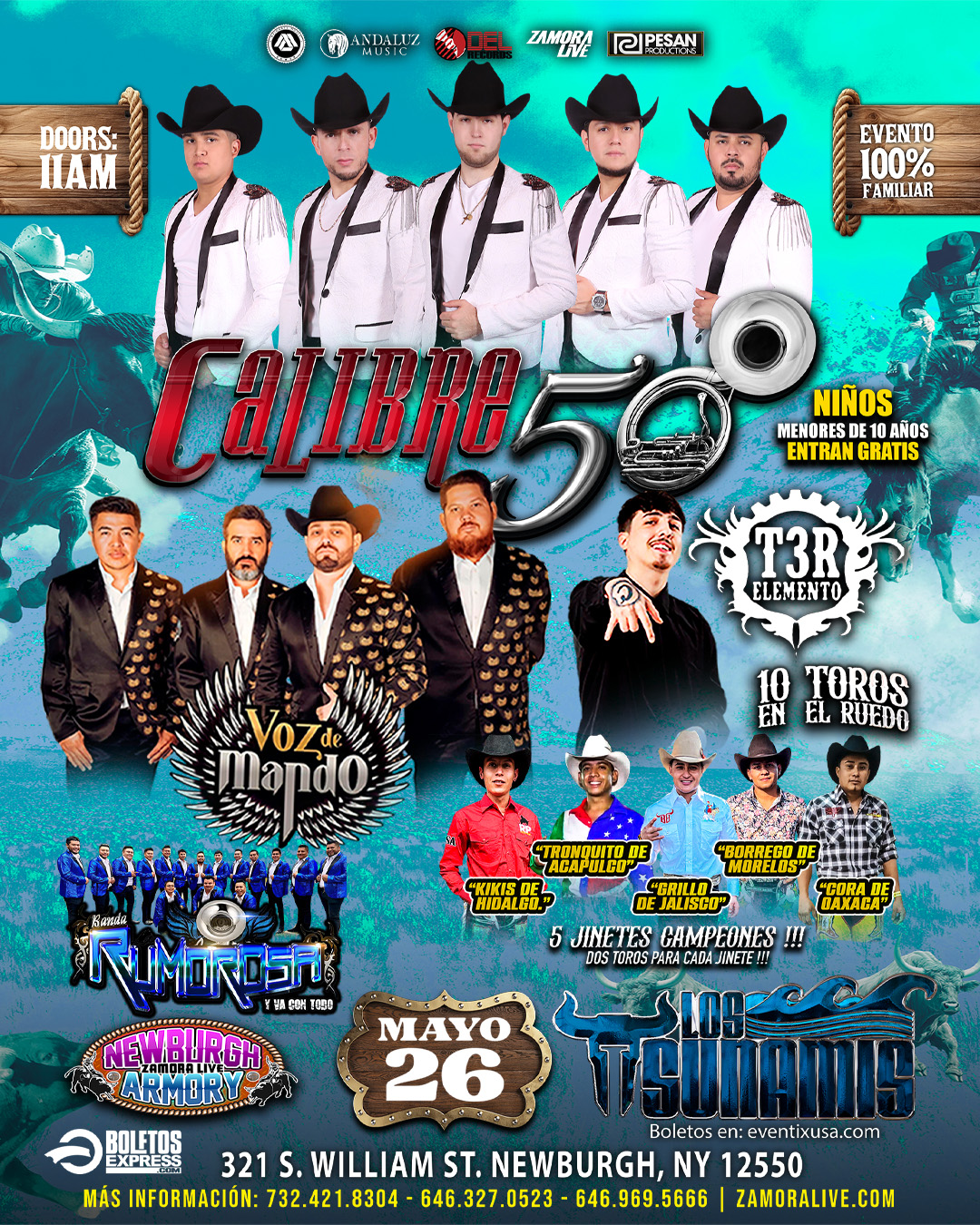 Buy tickets for Calibre 50 • Voz de Mando Calibre 50 • Voz de Mando