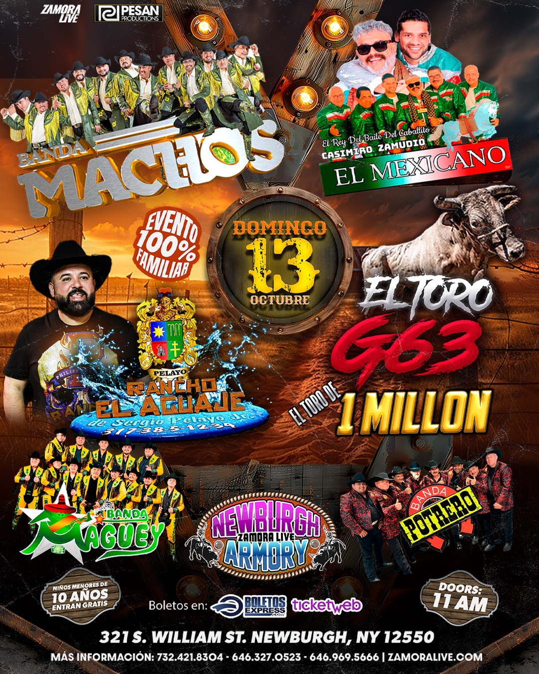 Buy tickets for BANDA MACHOS • MI BANDA EL MEXICANO • BANDA MAGUEY | BANDA POTRERO | RANCHO EL AGUAJE BANDA MACHOS • MI BANDA EL MEXICANO • BANDA MAGUEY | BANDA POTRERO | RANCHO EL AGUAJE