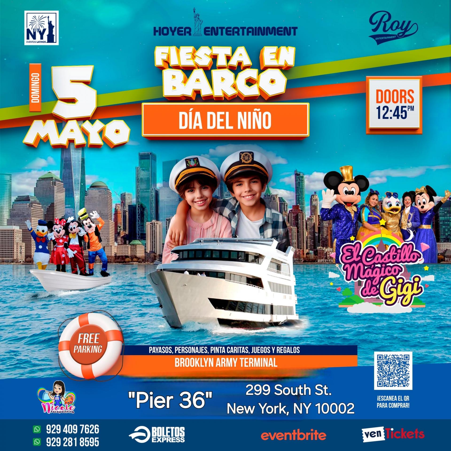 Dia del Niño en Barco por New York