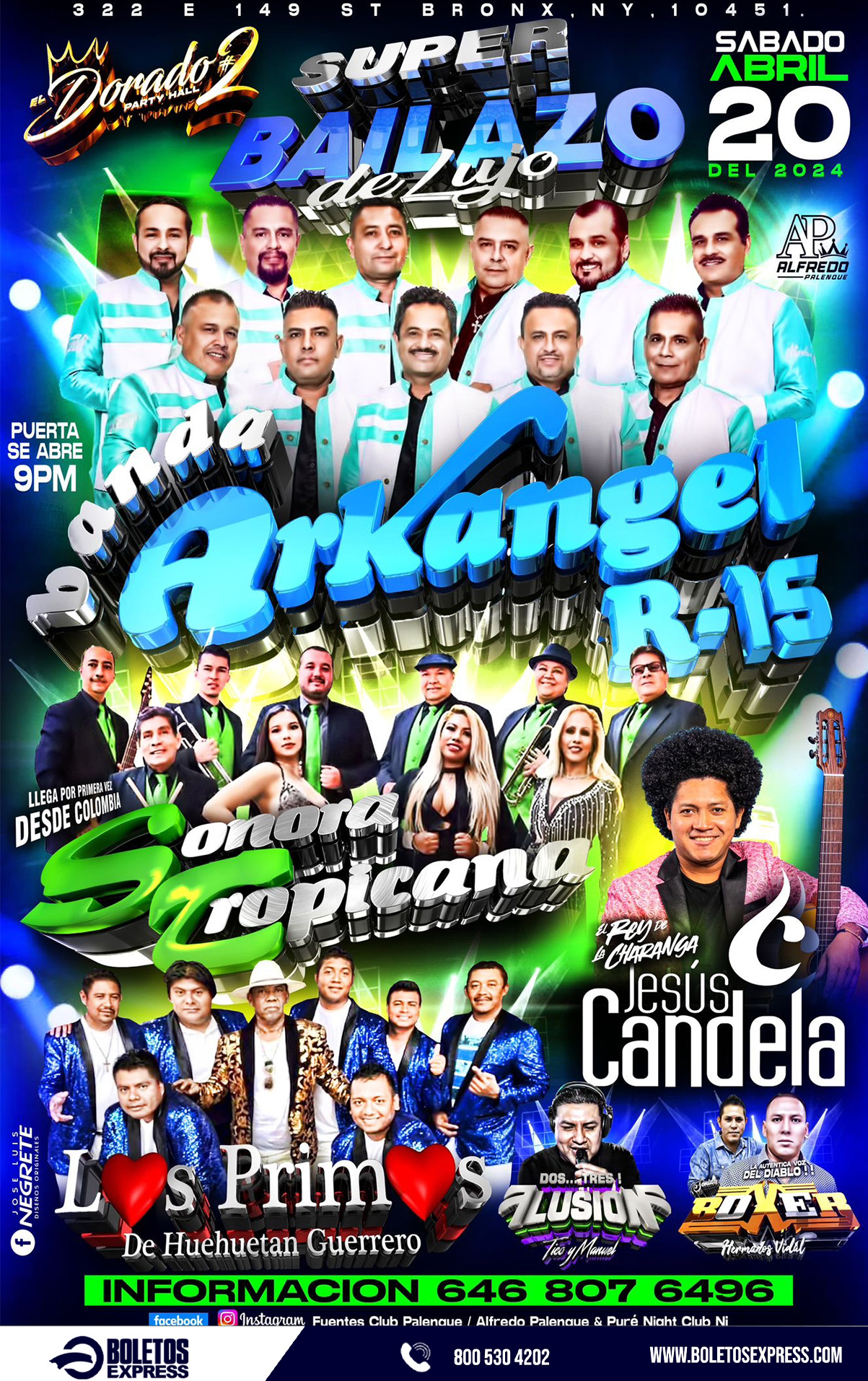 BANDA ARKANGEL R-15 | SONORA TROPICANA | JESUS CANDELA Tickets