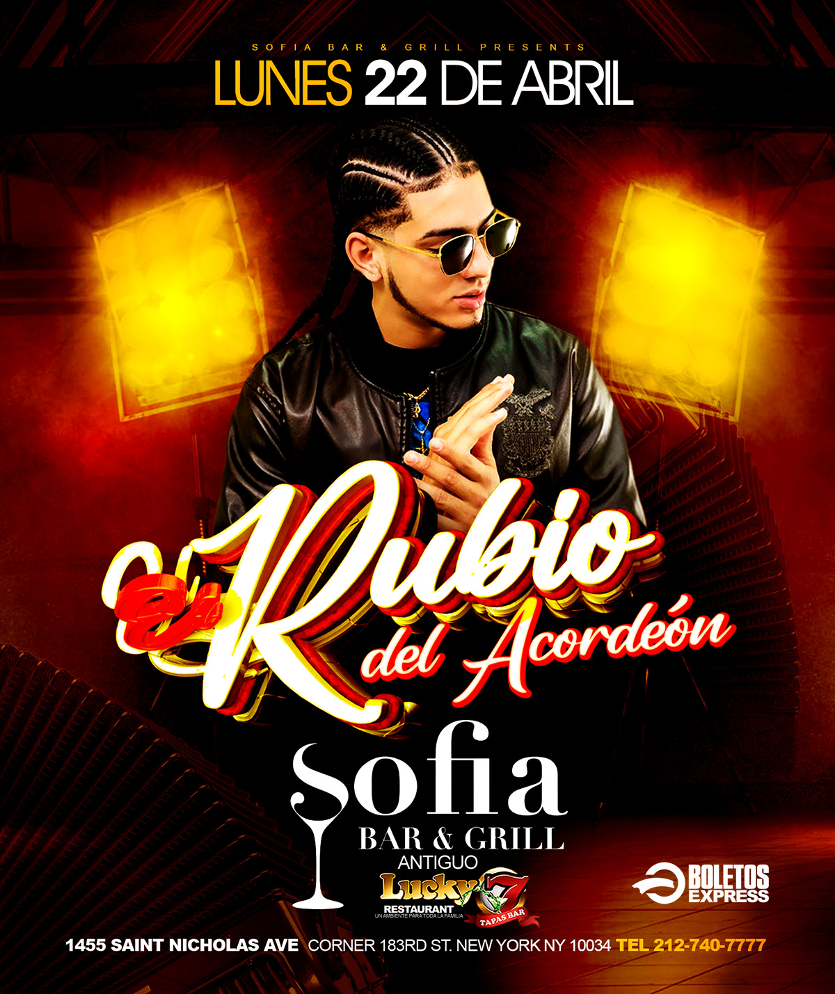 El Rubio Del Acordeón Tickets - BoletosExpress