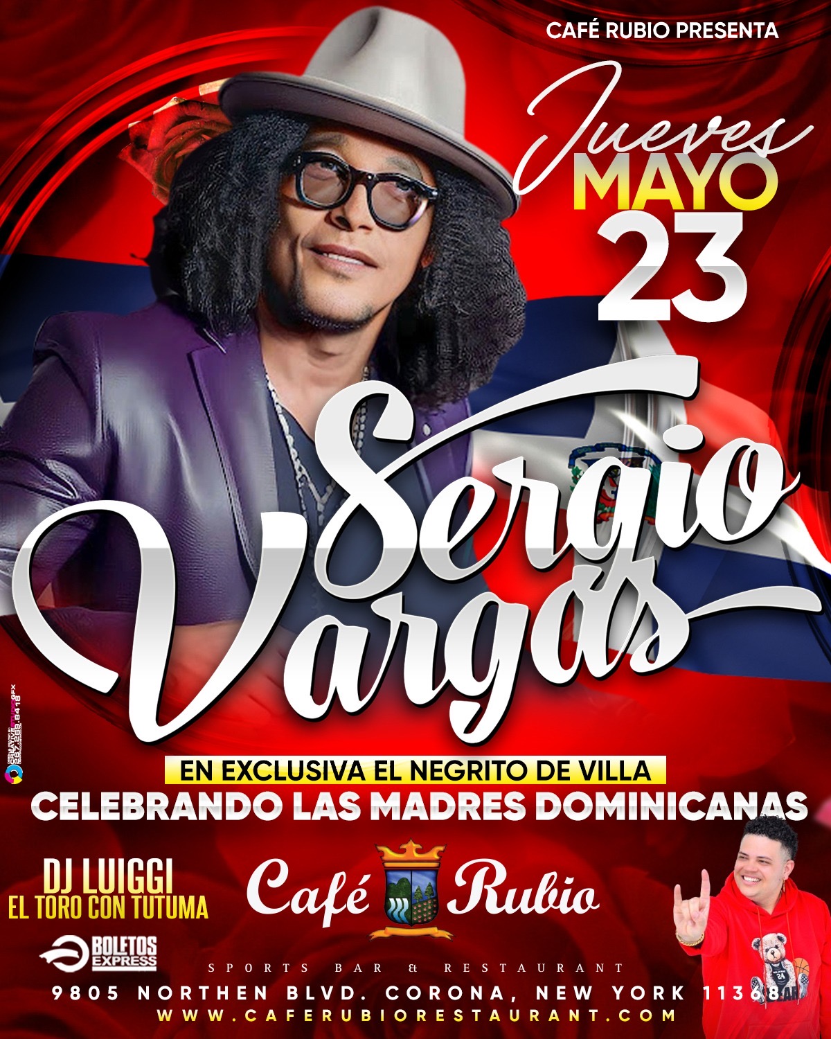 SERGIO VARGAS & ORQUESTA EN CAFE RUBIO