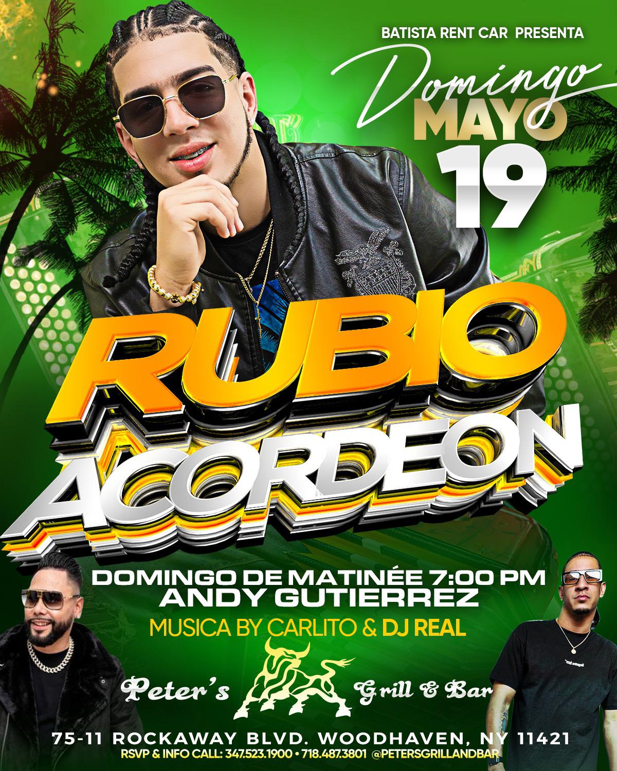 Buy tickets for El Rubio Del Acordeón El Rubio Del Acordeón