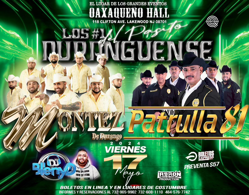 Buy tickets for MONTEZ DE DURANGO | PATRULLA 81 MONTEZ DE DURANGO | PATRULLA 81
