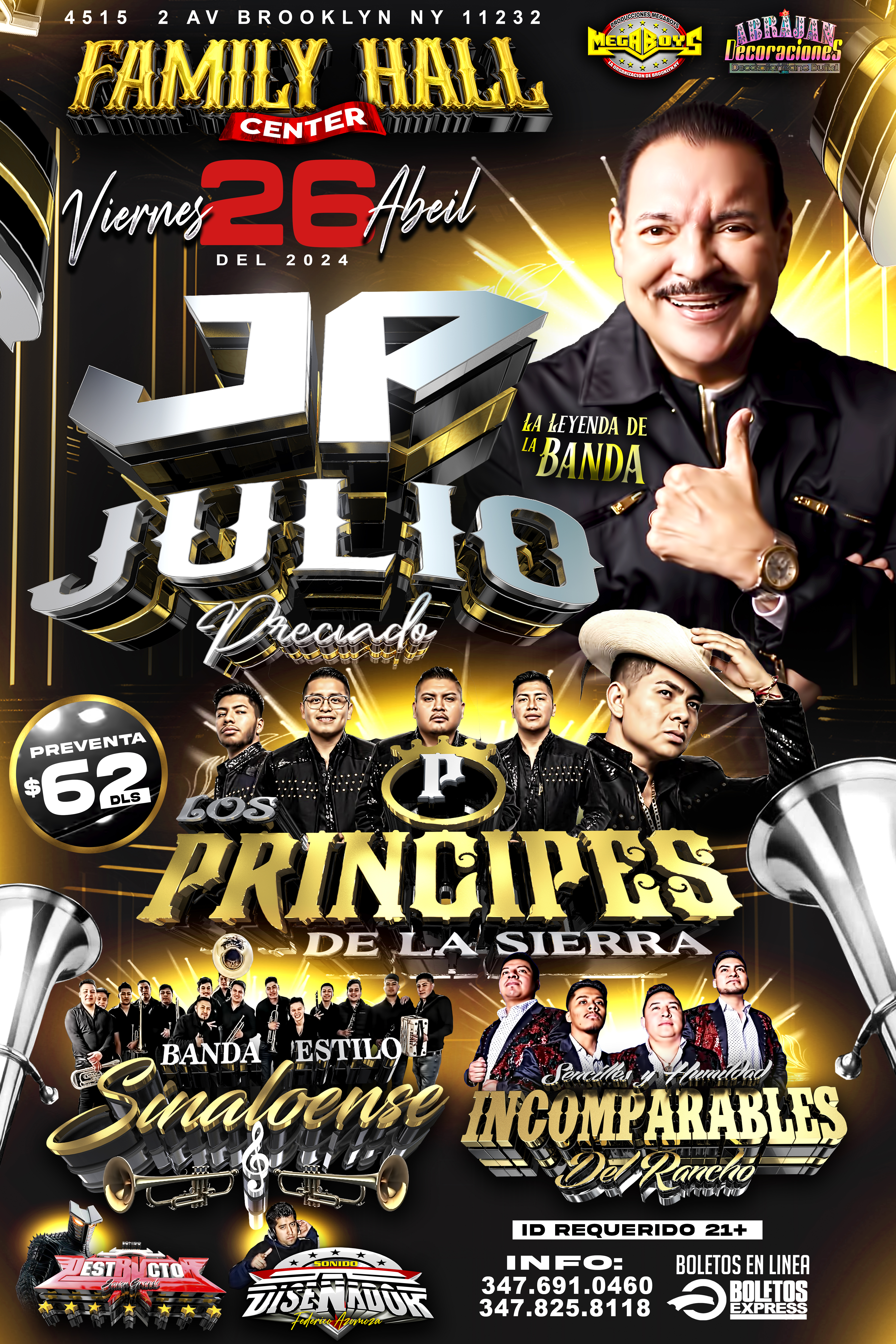 Buy tickets for Julio Preciado Julio Preciado