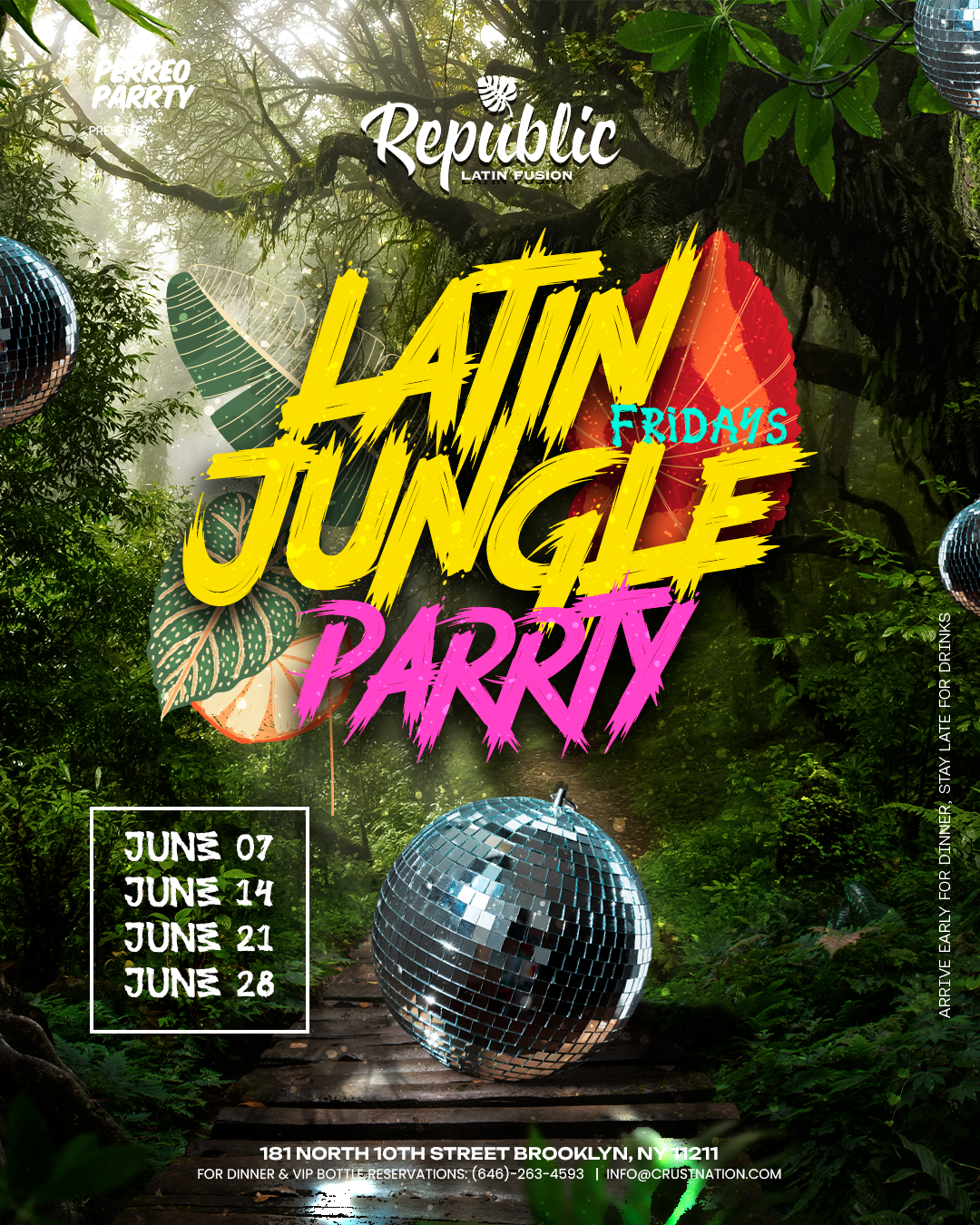Buy tickets for Reggaeton Jungle Parrty - Fridays @ Republic - Latin Dance Party Reggaeton Jungle Parrty - Fridays @ Republic - Latin Dance Party