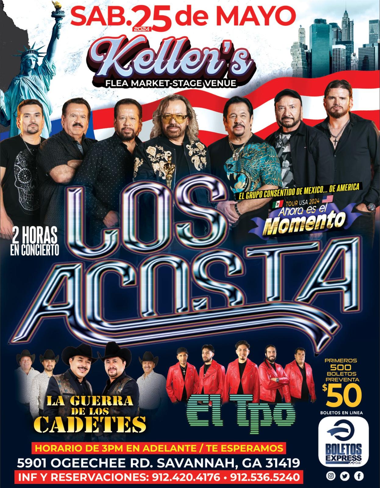 Buy tickets for LOS ACOSTA LOS ACOSTA