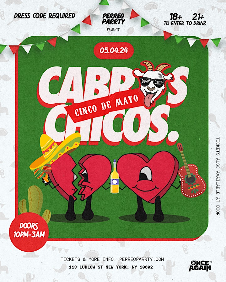 Cabros Chicos - Cinco de Mayo- 18+ Latin & Reggaetón Dance Party