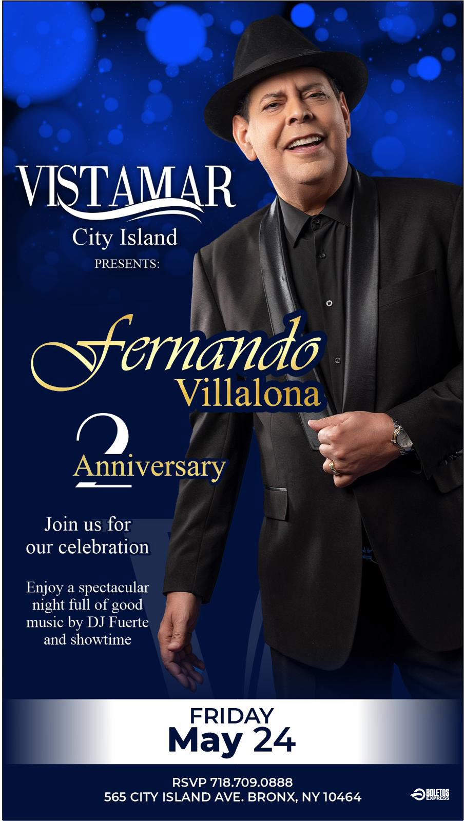 Buy tickets for FERNANDO VILLALONA FERNANDO VILLALONA