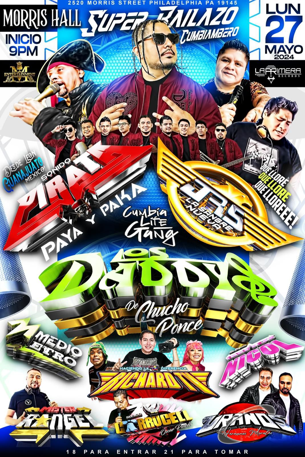 Buy tickets for Sonido Pirata - Los Daddy's - Los JR's Sonido Pirata - Los Daddy's - Los JR's