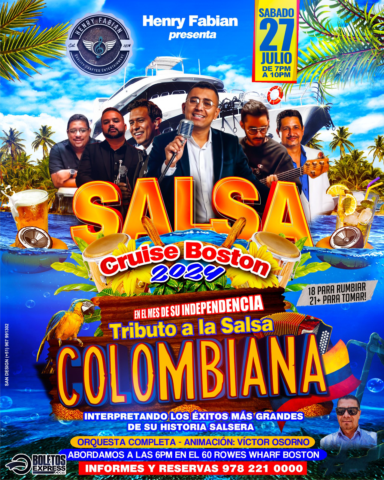 Buy tickets for Boston Salsa Cruise 2024 Boston Salsa Cruise 2024