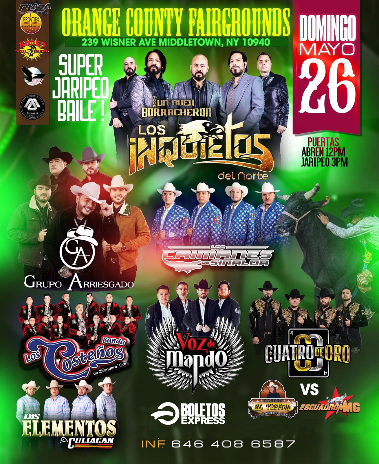 Buy tickets for JARIPEO LOS INQUIETOS DEL NORTE | GRUPO ARRIESGADO JARIPEO LOS INQUIETOS DEL NORTE | GRUPO ARRIESGADO