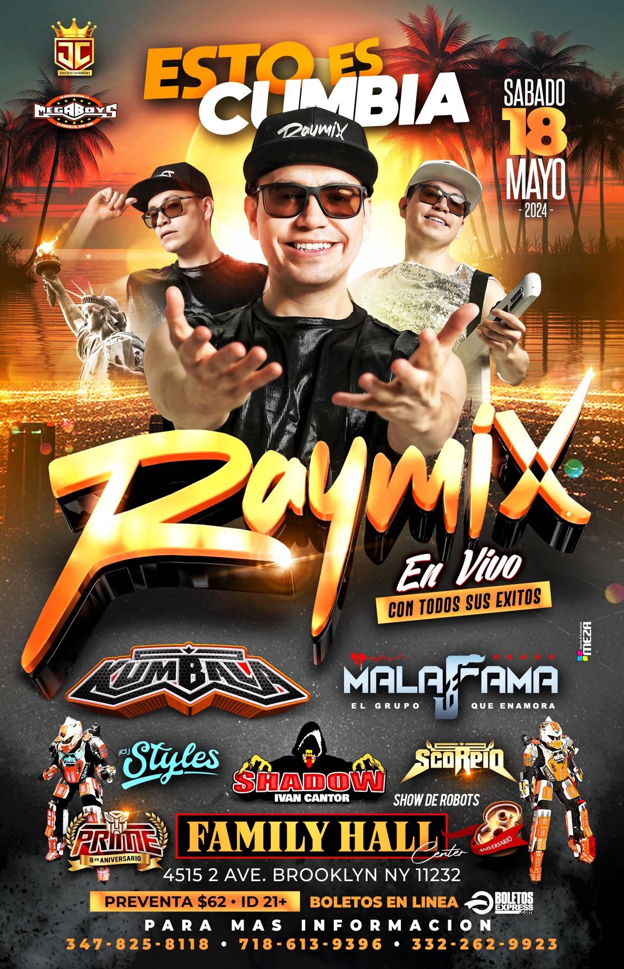 Buy tickets for RAYMIX EN VIVO RAYMIX EN VIVO