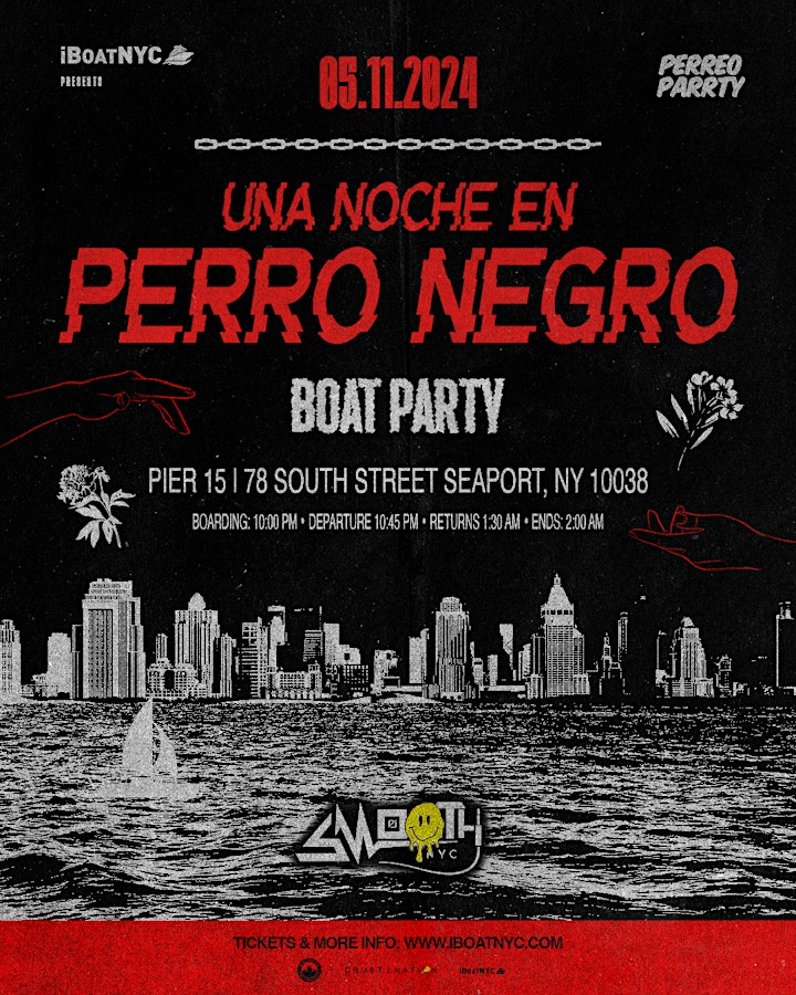 Perro Negro Boat Party Latin & Reggaeton Yacht Cruise NYC