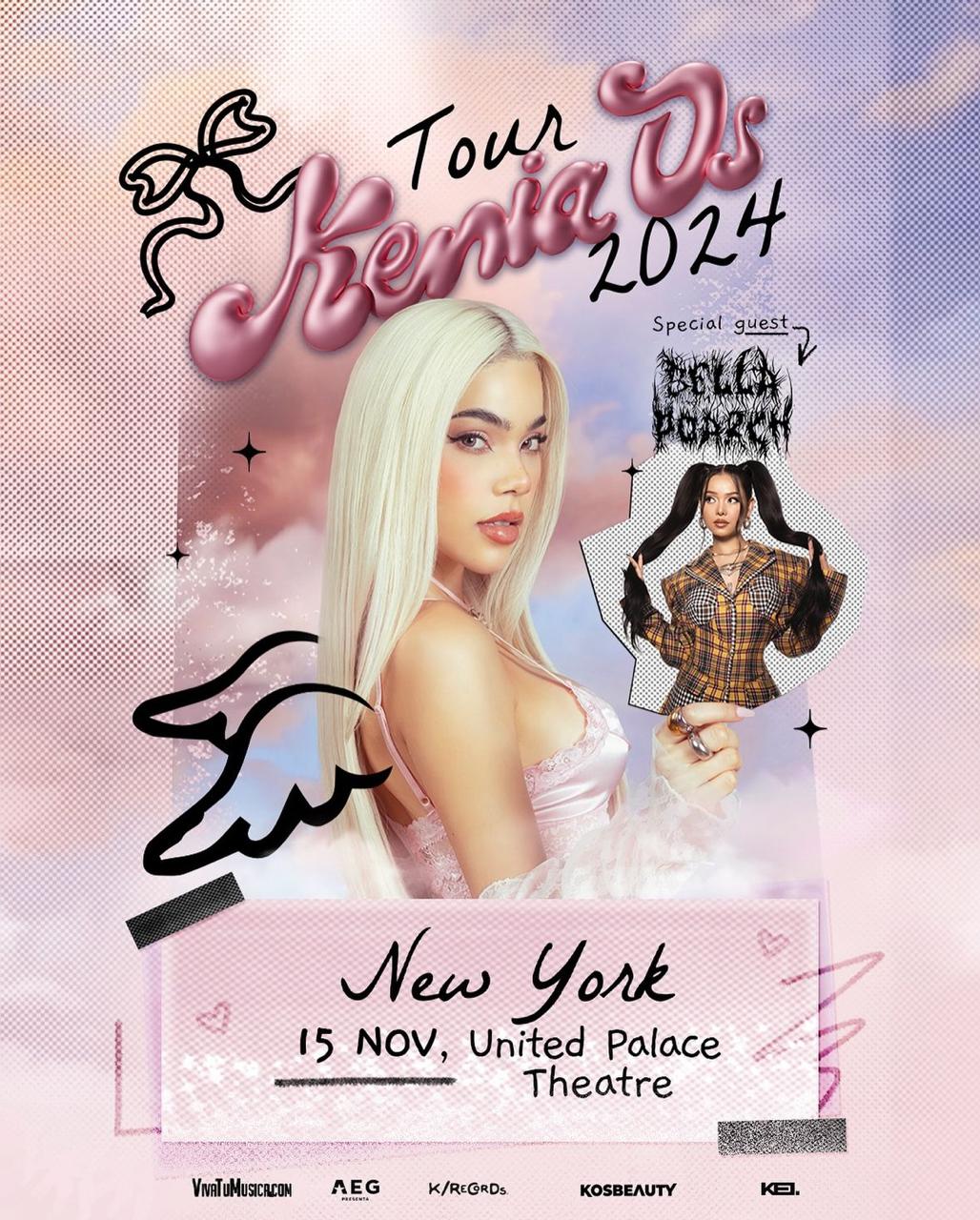 Buy tickets for CANCELADO Kenia Os & Bella Poarch CANCELADO Kenia Os & Bella Poarch