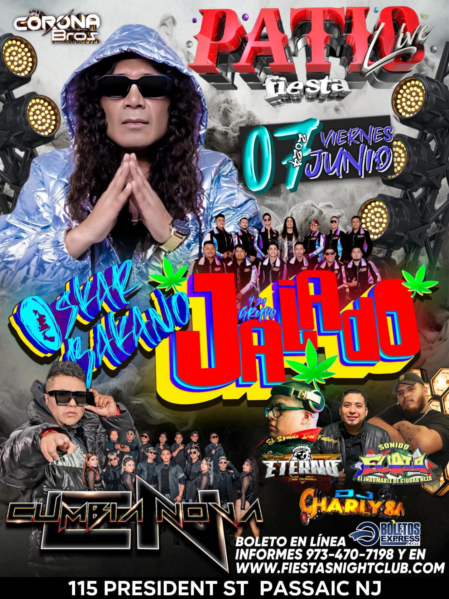 GRUPO JALADO DE OSKAR BAKANO, GRUPO CUMBIA NOVA