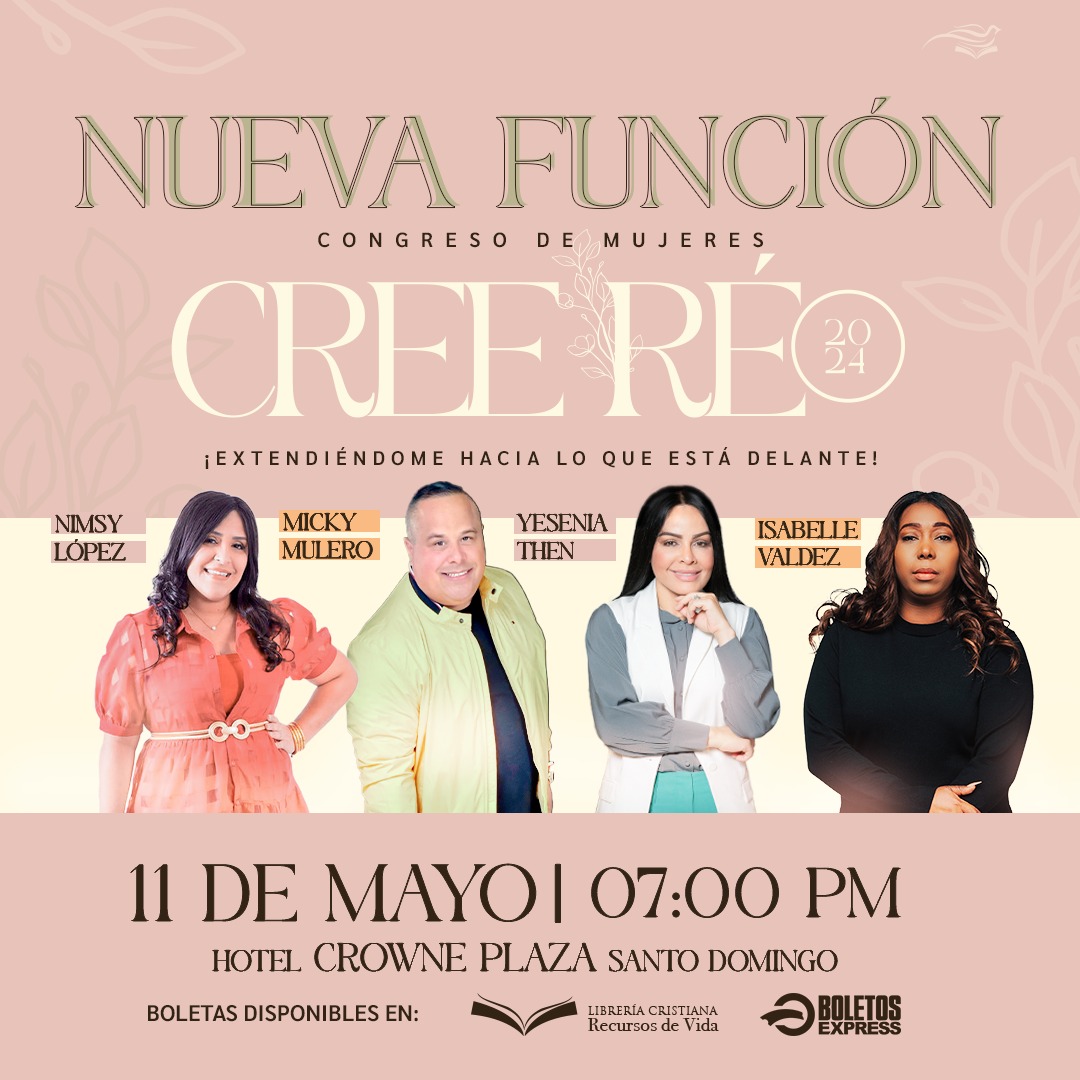 CONGRESO DE MUJERES CREERÉ 2024 NUEVA FUNCIÓN